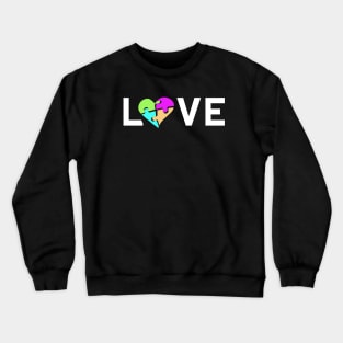 Love - autism awareness Crewneck Sweatshirt